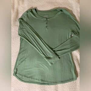 Cuddl Duds Henley Top